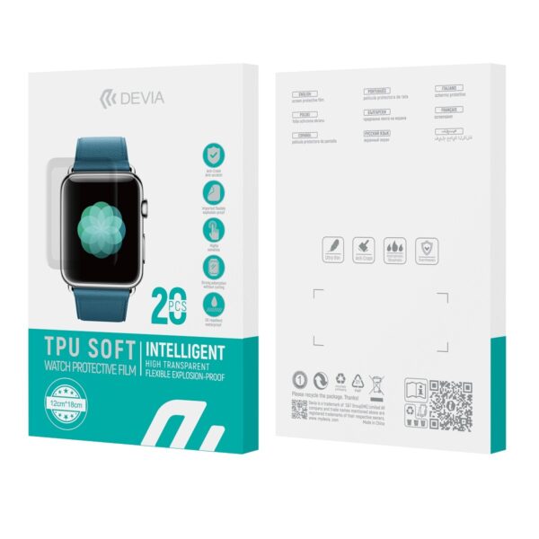 374713_oryg Devia Set foil anticrash for cutting machine 20pcs for watch