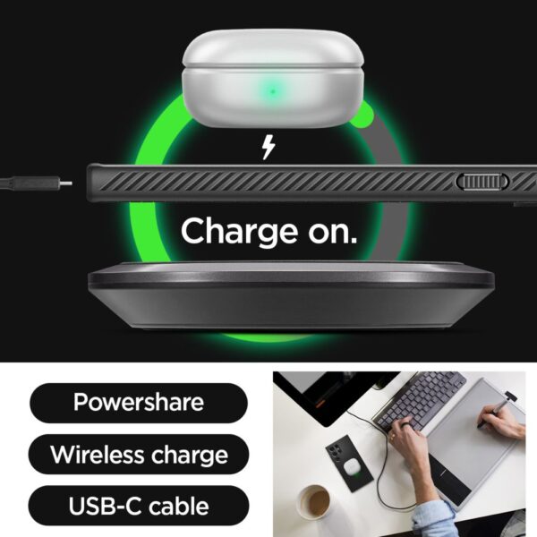 Spigen Liquid Air case for Samsung Galaxy S24 Ultra matte black