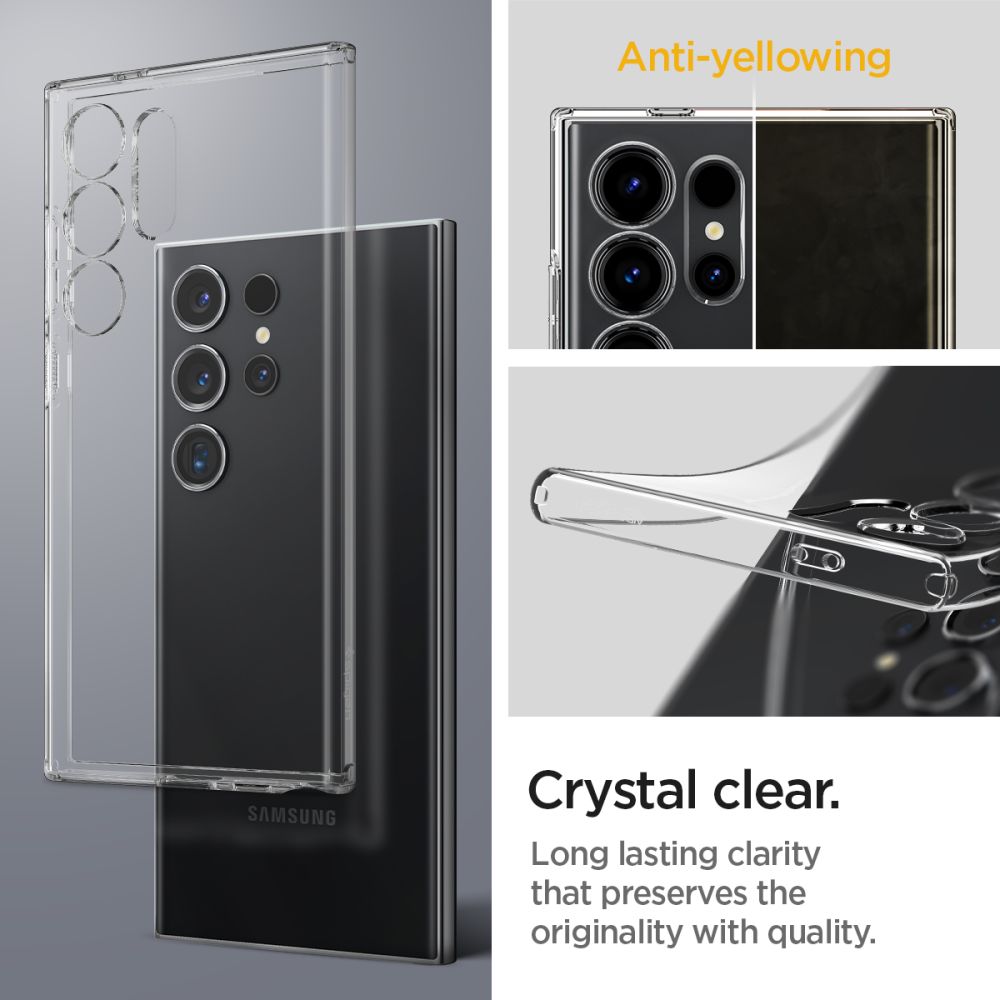 374828_oryg Spigen Liquid Crystal case for Samsung Galaxy S24 Ultra crystal clear