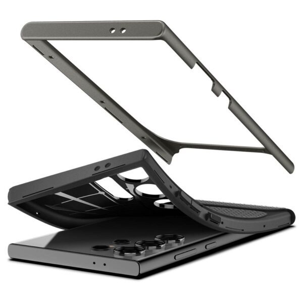 374869_oryg Spigen Neo Hybrid case for Samsung Galaxy S24 Ultra gunmetal