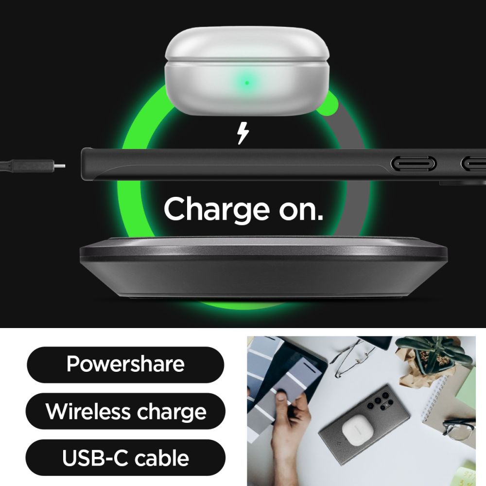 Spigen Thin Fit case for Samsung Galaxy S24 Ultra black