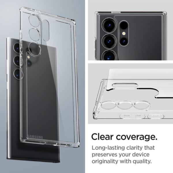 374968_oryg Spigen Ultra Hybrid case for Samsung Galaxy 24 Ultra crystal clear