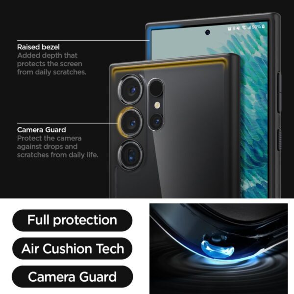 374983_oryg Spigen Ultra Hybrid case for Samsung Galaxy 24 Ultra matte black