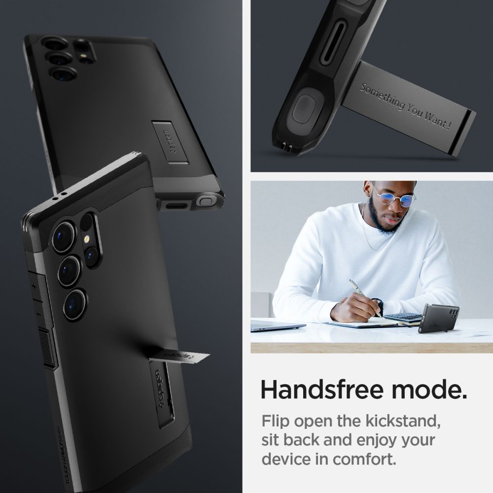 Spigen Tough Armor Magsafe case for Samsung Galaxy S24 Ultra black