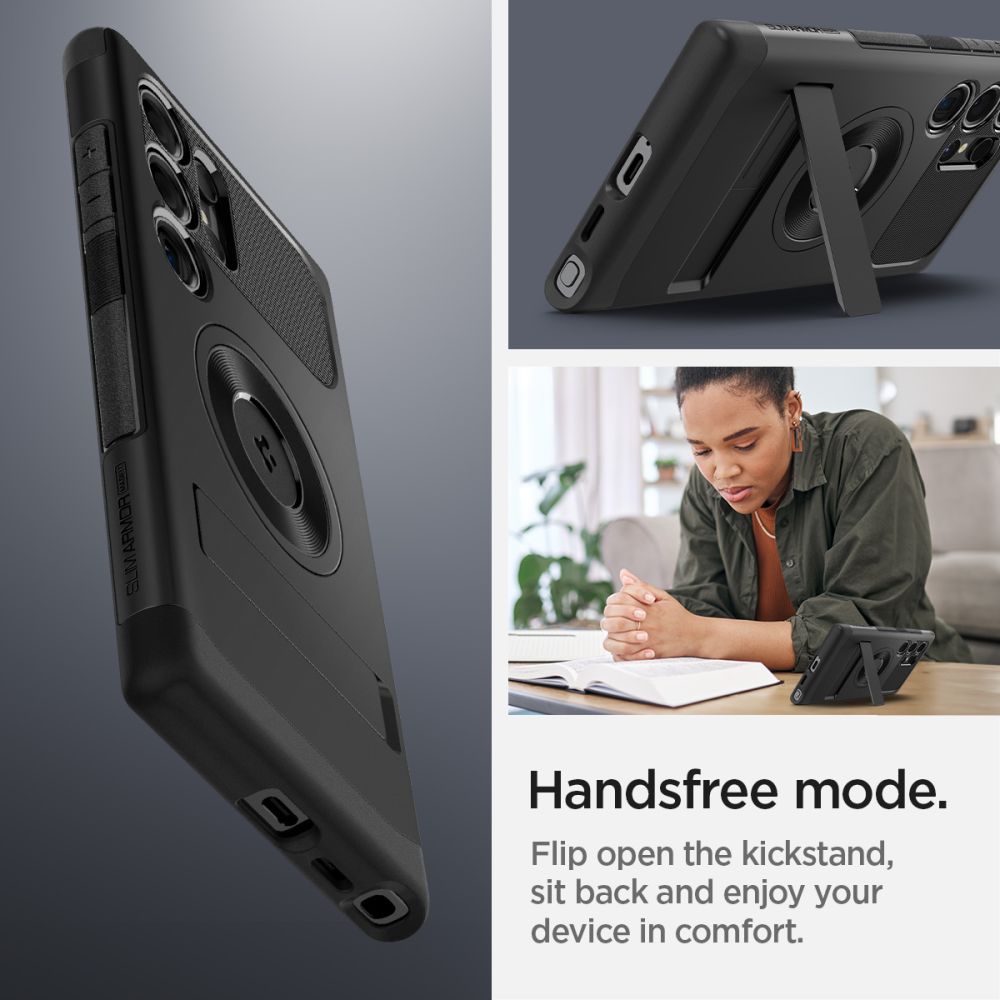 Spigen Slim Armor Magsafe case for Samsung Galaxy S24 Ultra black
