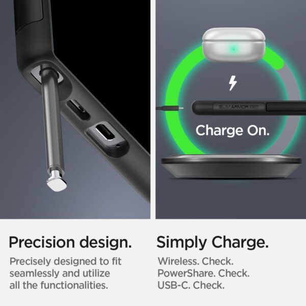 Spigen Slim Armor Magsafe case for Samsung Galaxy S24 Ultra black