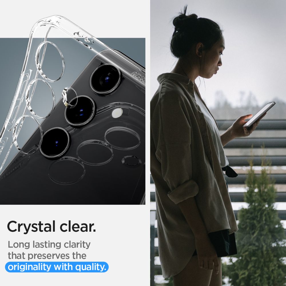 375265_oryg Spigen Liquid Crystal case for Samsung Galaxy S24 Plus crystal clear