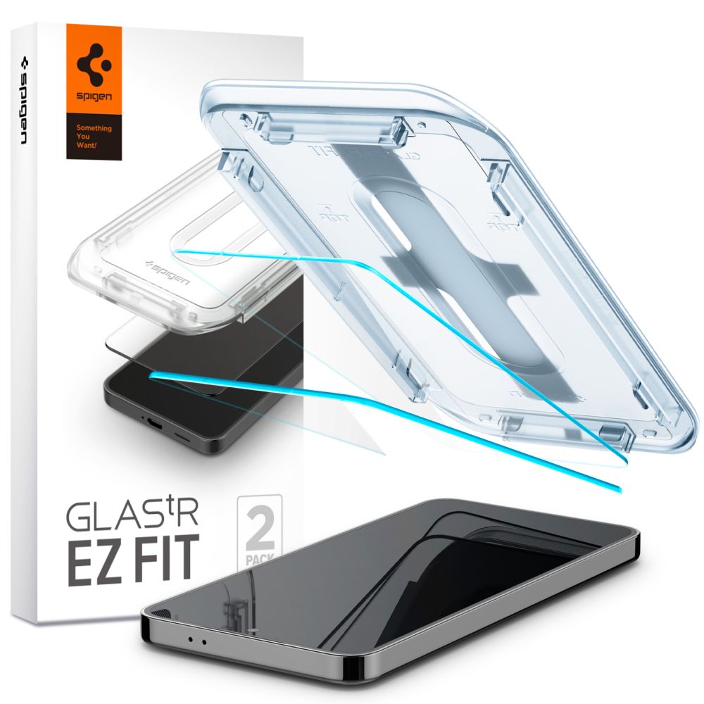 375448_oryg Spigen tempered glass GLAS.TR "EZ FIT" 2-pack for Samsung Galaxy S24 Plus / S25 Plus clear