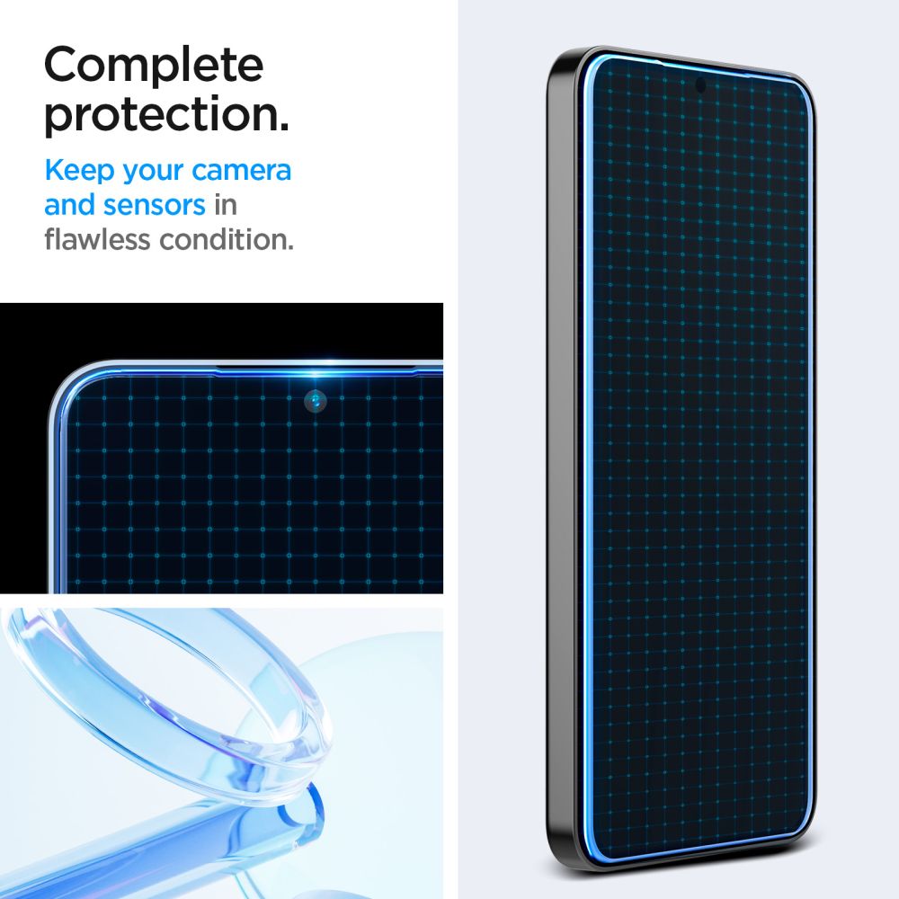 375458_oryg Spigen tempered glass GLAS.TR "EZ FIT" 2-pack for Samsung Galaxy S24 Plus / S25 Plus clear