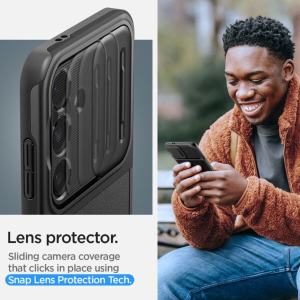 Spigen Optik Armor case for Samsung Galaxy S24 black