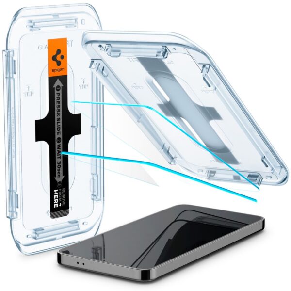 Spigen tempered glass GLAS.TR "EZ FIT" 2-pack for Samsung Galaxy S24 / S25 clear