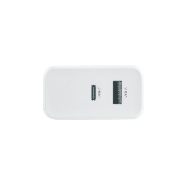 Maxlife MXTC-07-45AC PD QC charger 1x USB-C 1x USB 45W white