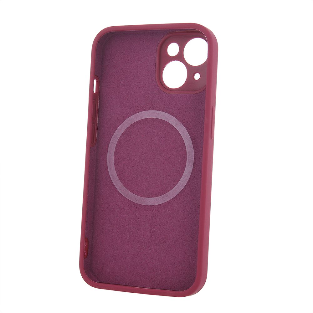 376702_oryg Mag Invisible case for iPhone 14 6,1" burgundy