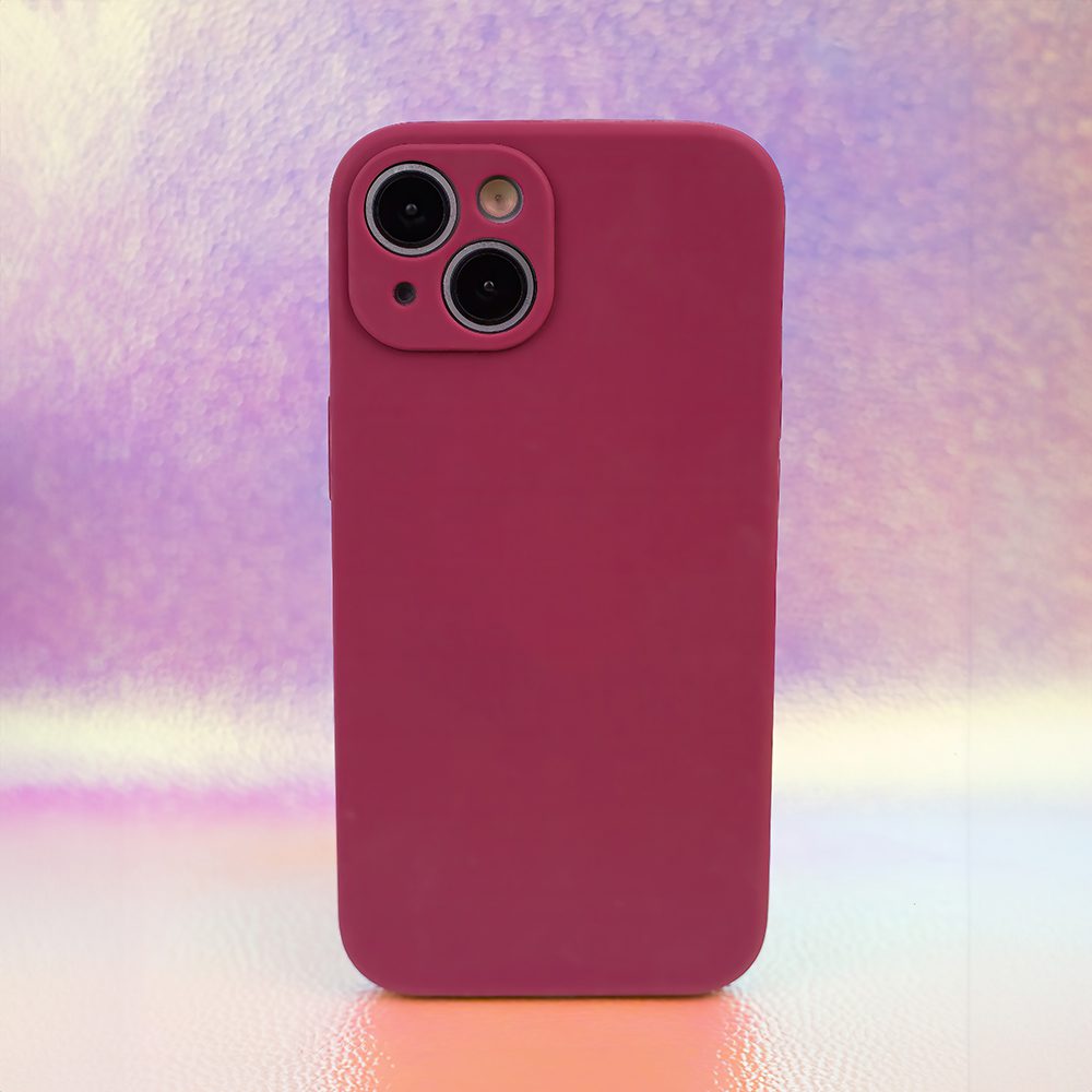 376703_oryg Mag Invisible case for iPhone 14 6,1" burgundy