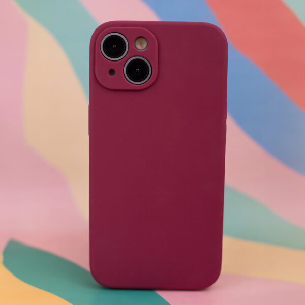 376704_oryg Mag Invisible case for iPhone 15 Pro 6,1" burgundy