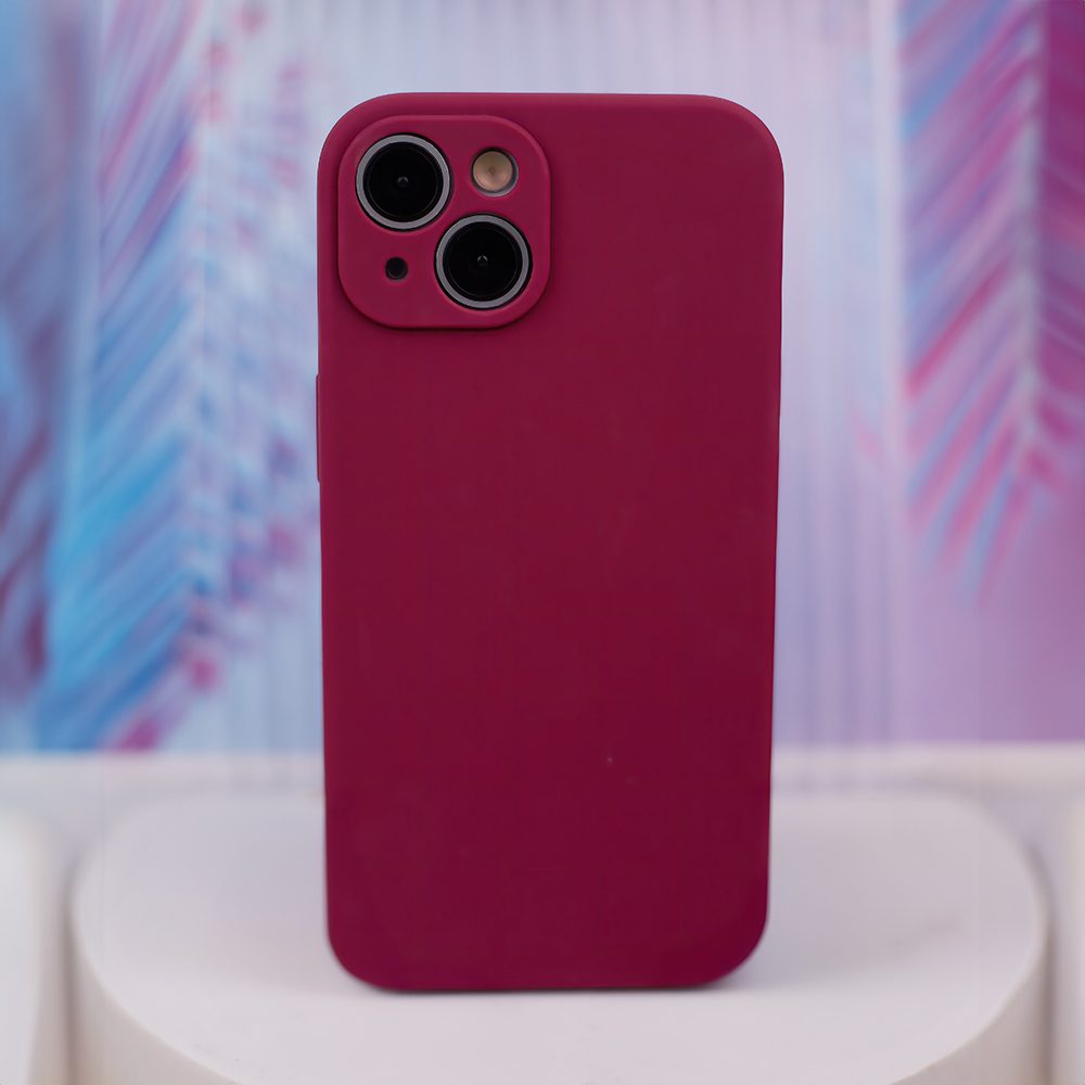 376705_oryg Mag Invisible case for iPhone 14 6,1" burgundy