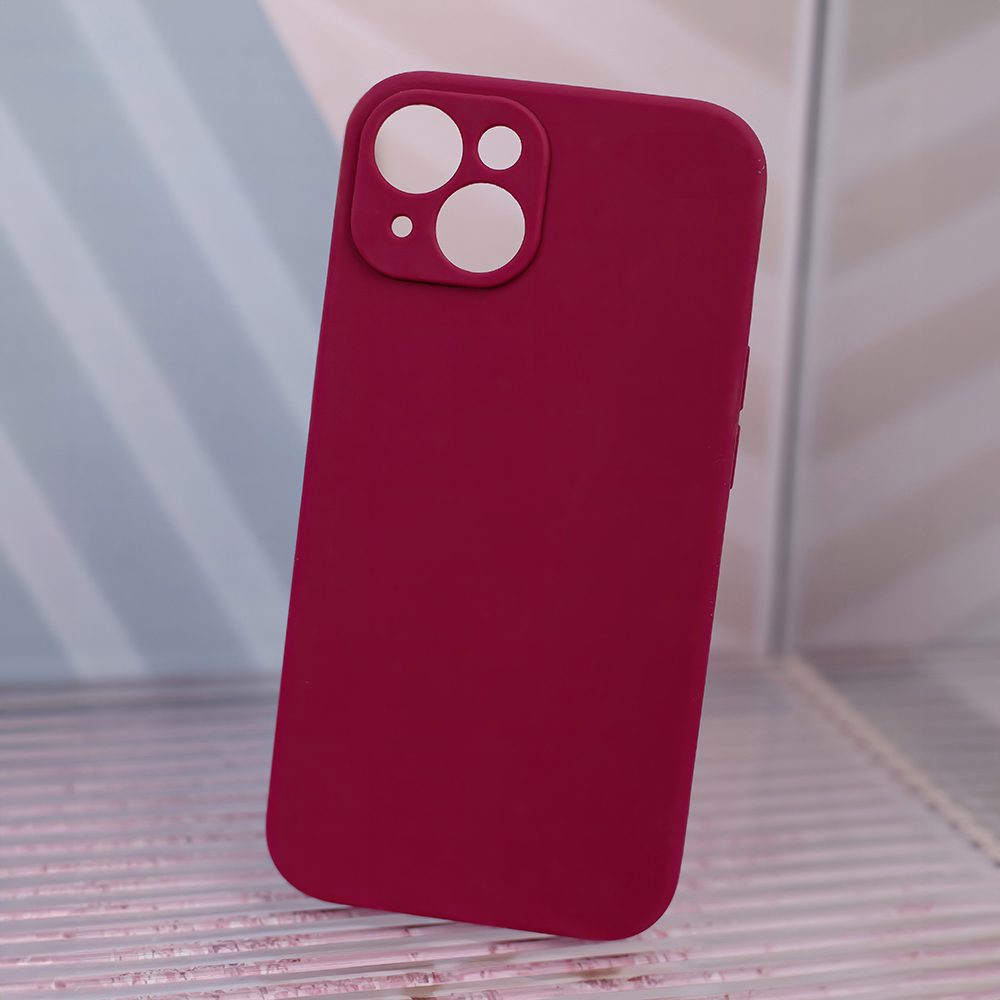 376707_oryg Mag Invisible case for iPhone 14 6,1" burgundy