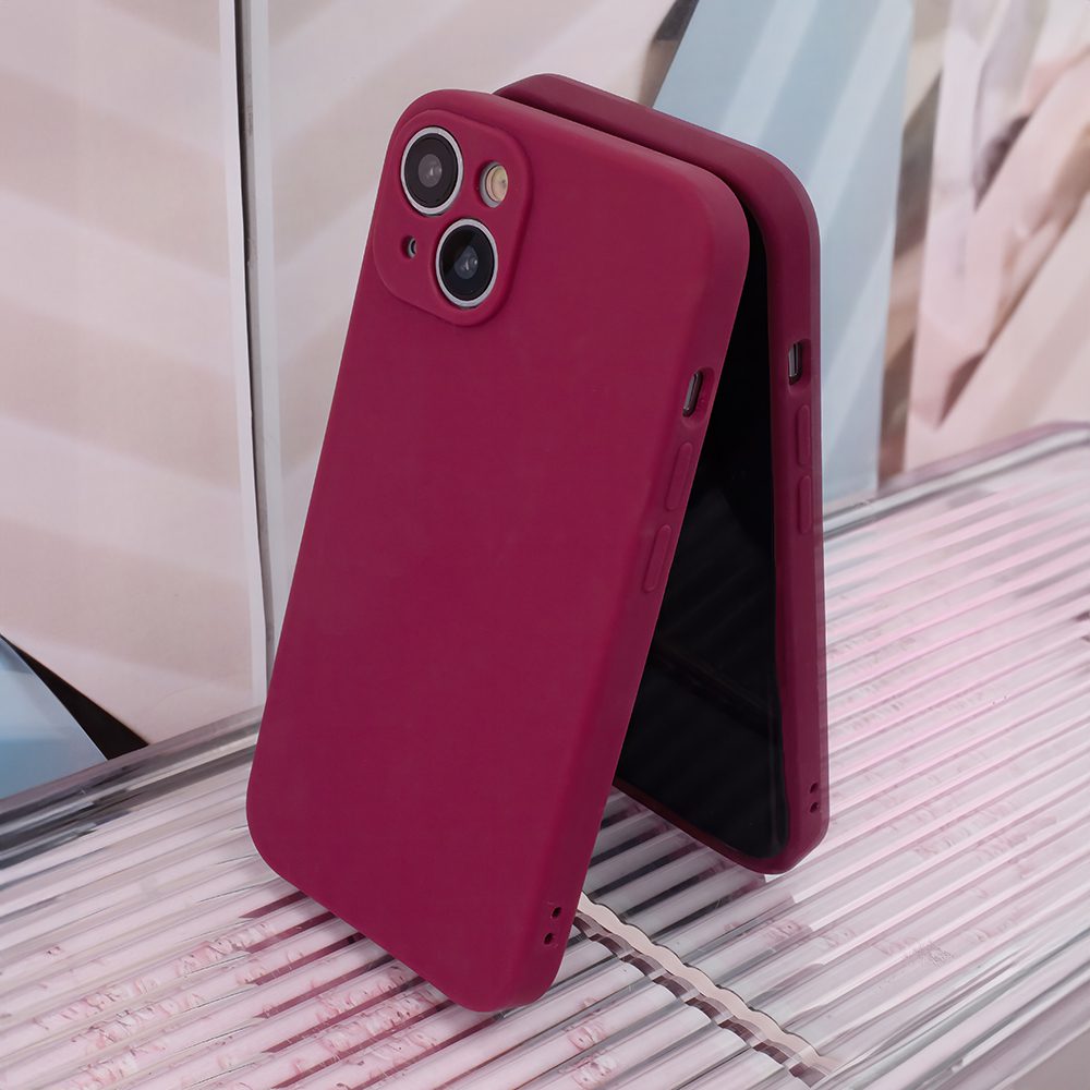 376708_oryg Mag Invisible case for iPhone 14 6,1" burgundy
