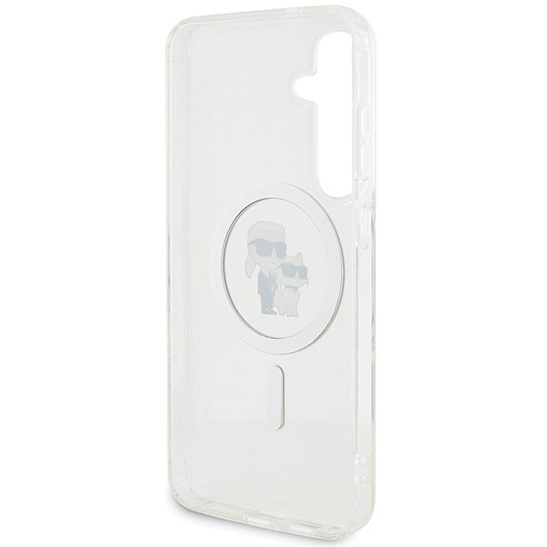 376958_oryg Karl Lagerfeld case for Samsung Galaxy S24 KLHMS24SHGKCNOT transparent HC MAGSAFE IML KC