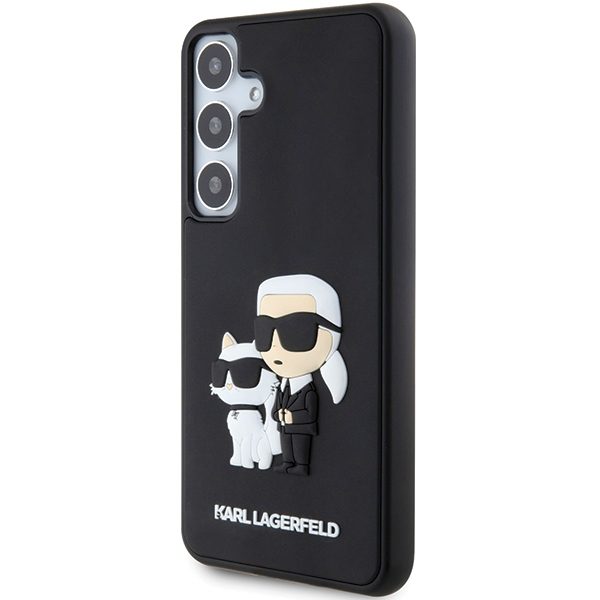 376977_oryg Karl Lagerfeld case for Samsung Galaxy S24 KLHCS24S3DRKCNK black HC 3D RUBBER KC NFT