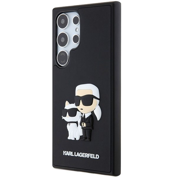 376993_oryg Karl Lagerfeld case for Samsung Galaxy S24 Ultra KLHCS24L3DRKCNK black HC 3D RUBBER KC NFT
