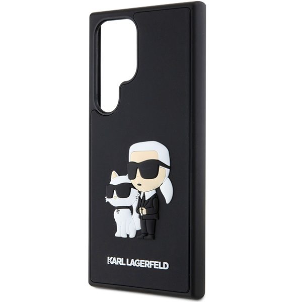 376997_oryg Karl Lagerfeld case for Samsung Galaxy S24 Ultra KLHCS24L3DRKCNK black HC 3D RUBBER KC NFT