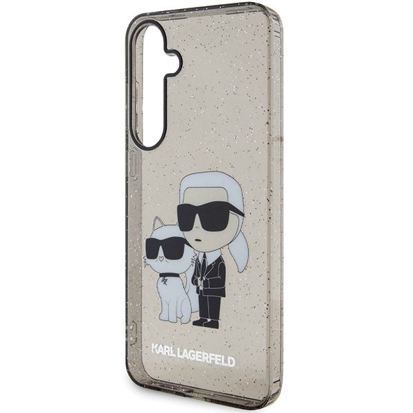 377102_oryg Karl Lagerfeld case for Samsung Galaxy S24 Plus KLHCS24MHNKCTGK black HC IML GLIT NFT K&C