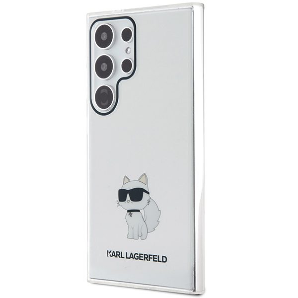 377130_oryg Karl Lagerfeld case for Samsung Galaxy S24 Ultra KLHCS24LHNCHTCT transparent HC IML NFT CHOUPETTE