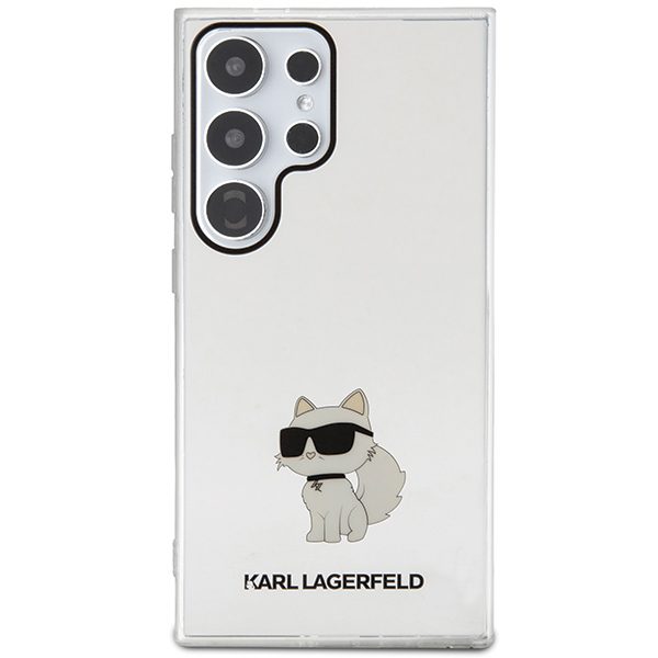 377131_oryg Karl Lagerfeld case for Samsung Galaxy S24 Ultra KLHCS24LHNCHTCT transparent HC IML NFT CHOUPETTE