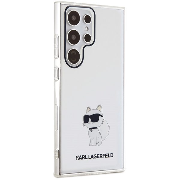 377132_oryg Karl Lagerfeld case for Samsung Galaxy S24 Ultra KLHCS24LHNCHTCT transparent HC IML NFT CHOUPETTE