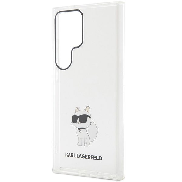 377134_oryg Karl Lagerfeld case for Samsung Galaxy S24 Ultra KLHCS24LHNCHTCT transparent HC IML NFT CHOUPETTE