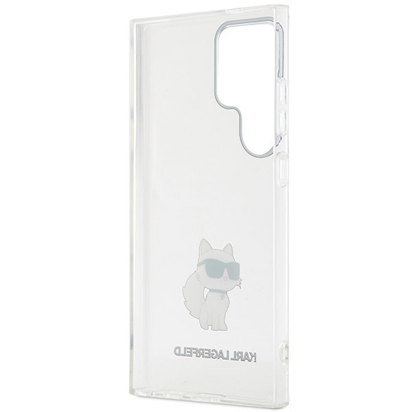 377135_oryg Karl Lagerfeld case for Samsung Galaxy S24 Ultra KLHCS24LHNCHTCT transparent HC IML NFT CHOUPETTE