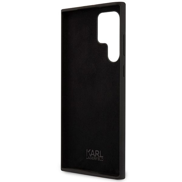Karl Lagerfeld case for Samsung Galaxy S24 Ultra KLHCS24LSNCHBCK black HC SILICONE NFT CHOUPETTE