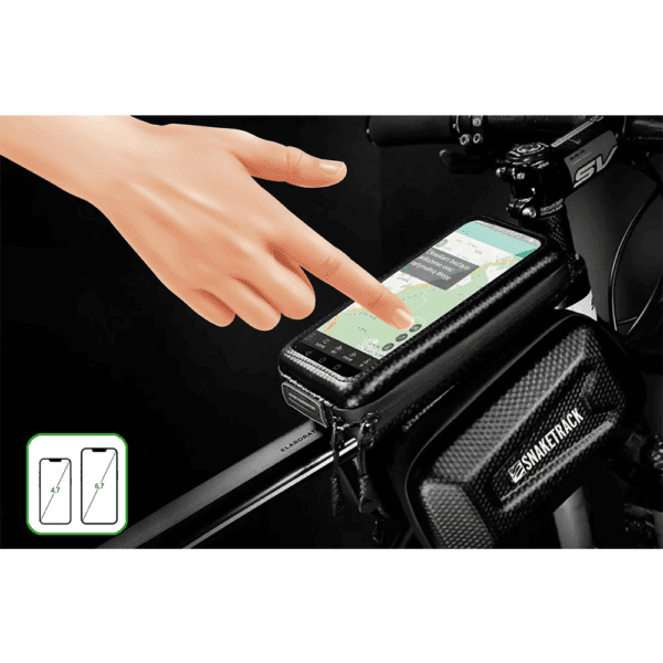 377269_oryg Snake Track bike frame double bag