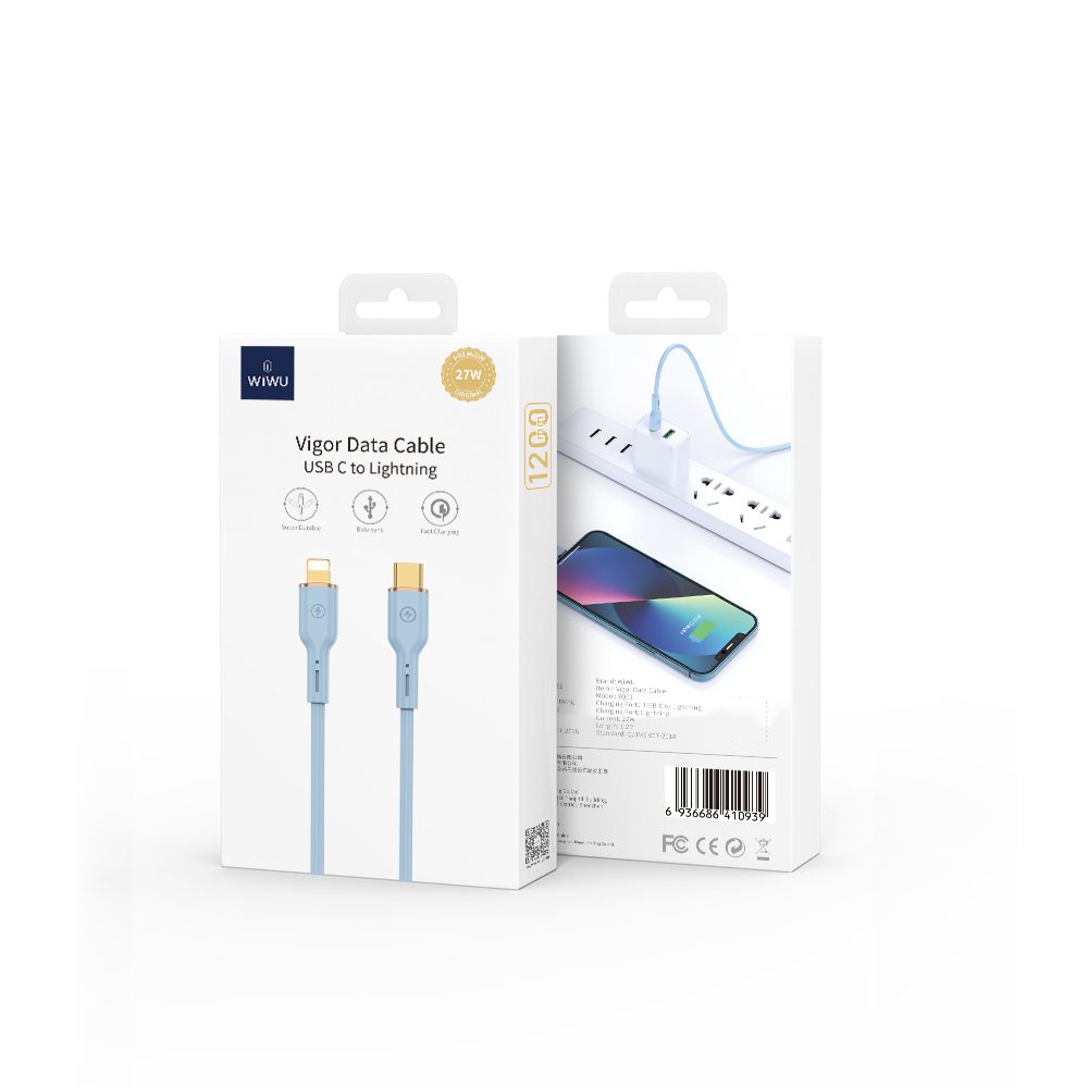 377558_oryg WIWU cable YQ01 USB-C - Lightning 30W 1,2m purple