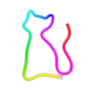 378615_oryg Neon LED RGB CAT FLRN03 + RC Forever Light
