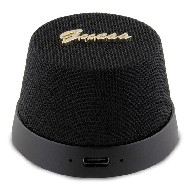 378749_oryg Guess Bluetooth speaker GUWSC3ALSMK STAND MAGNETIC SCRIPT METAL black
