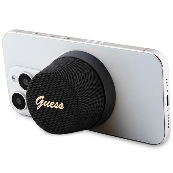 378753_oryg Guess Bluetooth speaker GUWSC3ALSMK STAND MAGNETIC SCRIPT METAL black