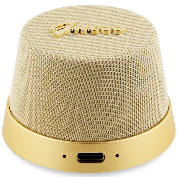 378756_oryg Guess Bluetooth speaker GUWSC3ALSMD STAND MAGNETIC SCRIPT METAL gold