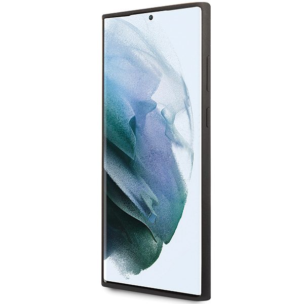 Karl Lagerfeld case for Samsung Galaxy S24 Ultra KLHCS24LSNIKBCK black HC SILICONE NFT IKONIK