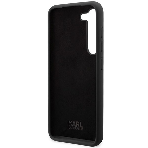 Karl Lagerfeld case for Samsung Galaxy S24 Plus KLHCS24MSNCHBCK black HC SILICONE NFT CHOUPETTE