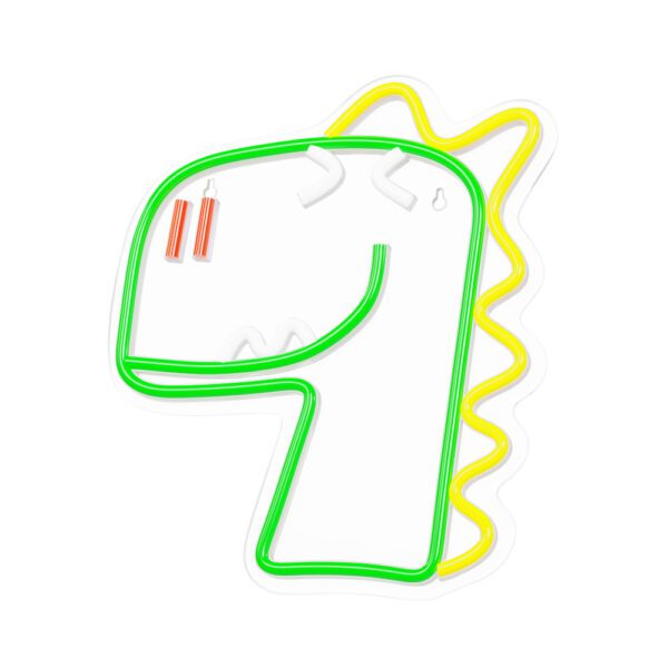 379386_oryg Neon PLEXI LED JURASSIC DINO green FLNJ02 Forever Light