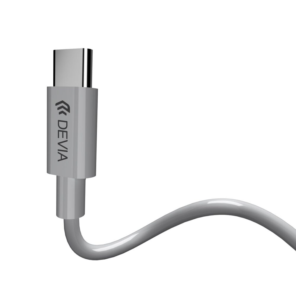 379397_oryg Devia adapter EC609 USB-C - USB-C (port) + USB-C (port) white