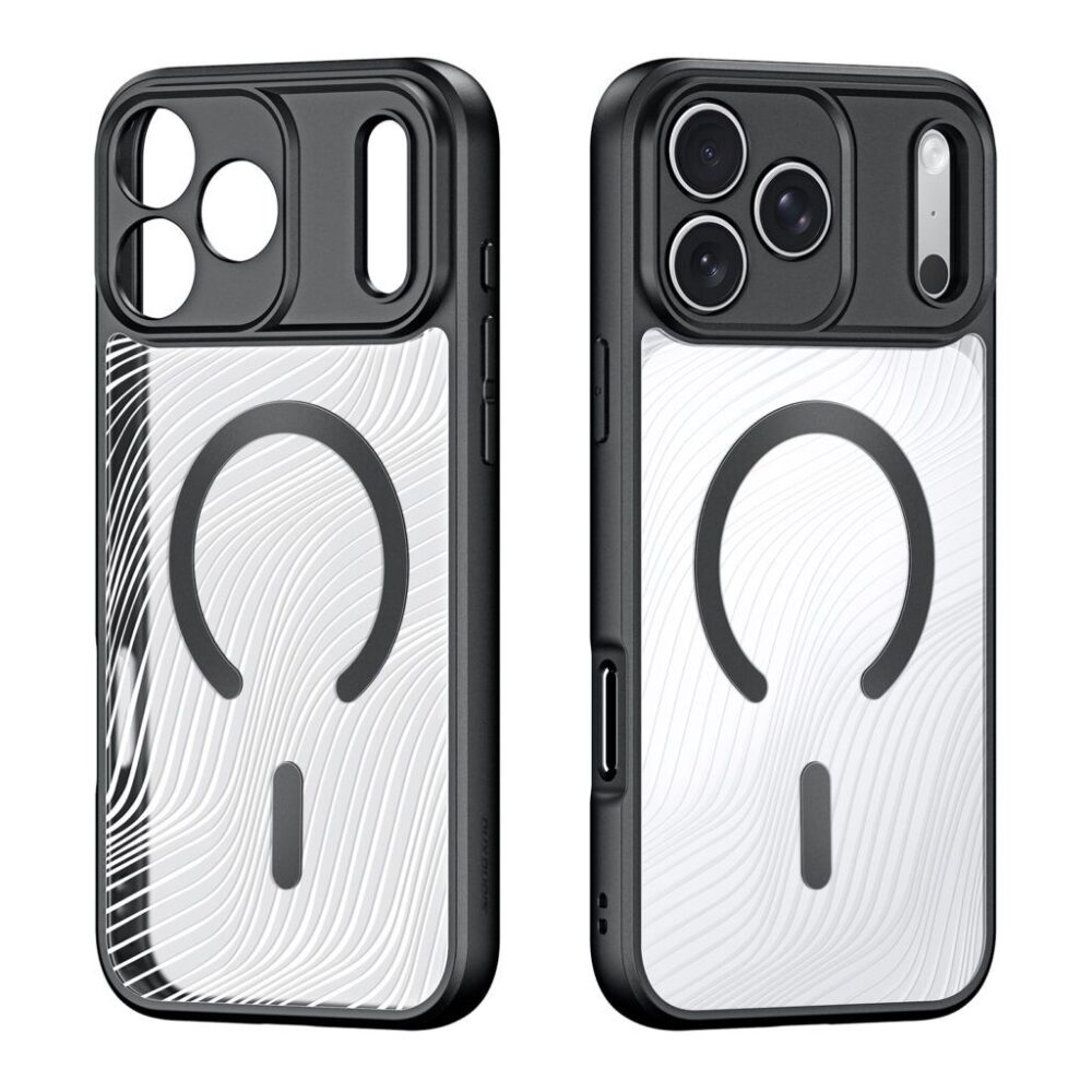 3797d3e901af2fe25f097287d233ee6e DUX DUCIS case AIMO MAG compatible with MagSafe for IPHONE 17 PRO MAX (Open Ring Version) black
