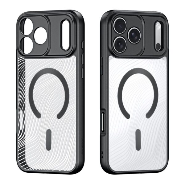 3797d3e901af2fe25f097287d233ee6e DUX DUCIS case AIMO MAG compatible with MagSafe for IPHONE 17 PRO MAX (Open Ring Version) black