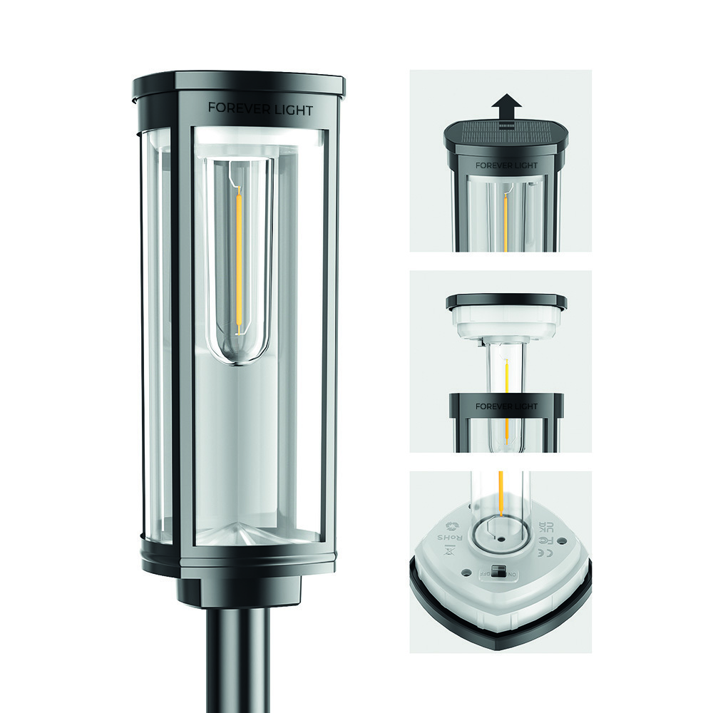 379861_oryg Forever Light Solar LED Lamp SUNARI FLS-97 CLASSIC Post 3000K 500mAh li-ion