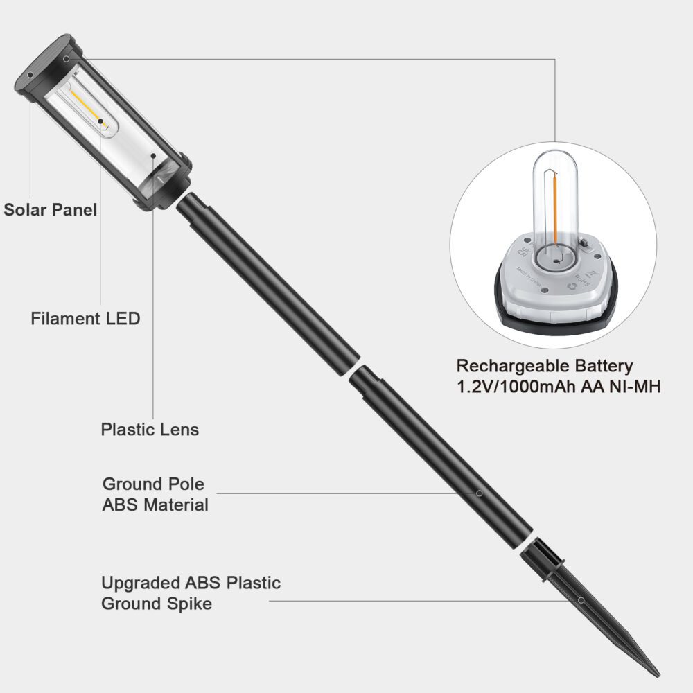 379864_oryg Forever Light Solar LED Lamp SUNARI FLS-97 CLASSIC Post 3000K 500mAh li-ion