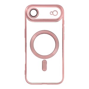 ELECTRO MAG COVER case compatible with MagSafe for IPHONE 17 Air rose gold
