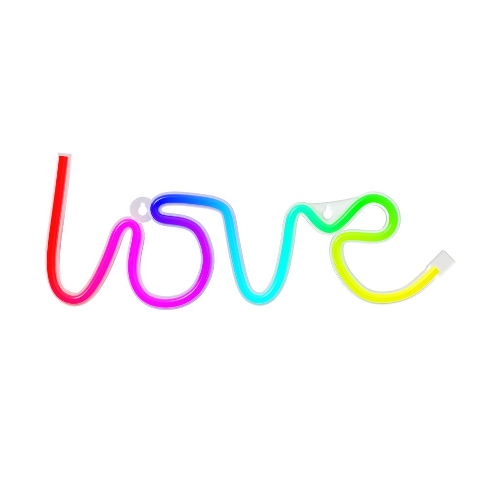 380442_oryg Neon LED RGB LOVE FLRN01 + RC Forever Light