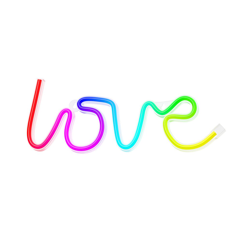 380450_oryg Neon LED RGB LOVE FLRN01 + RC Forever Light